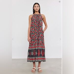 NWT Velvet by Graham & Spencer Ghita Printed Dress